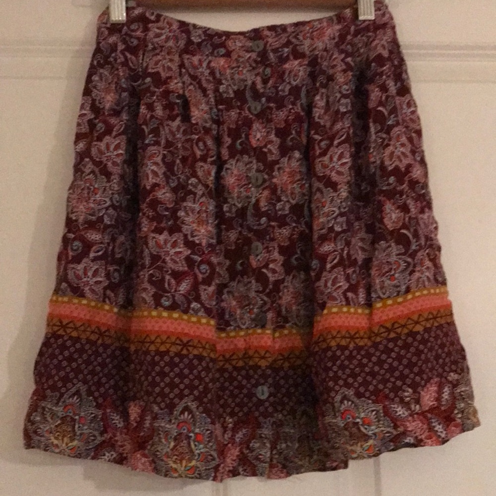 Hippie mini skirt brand new size small